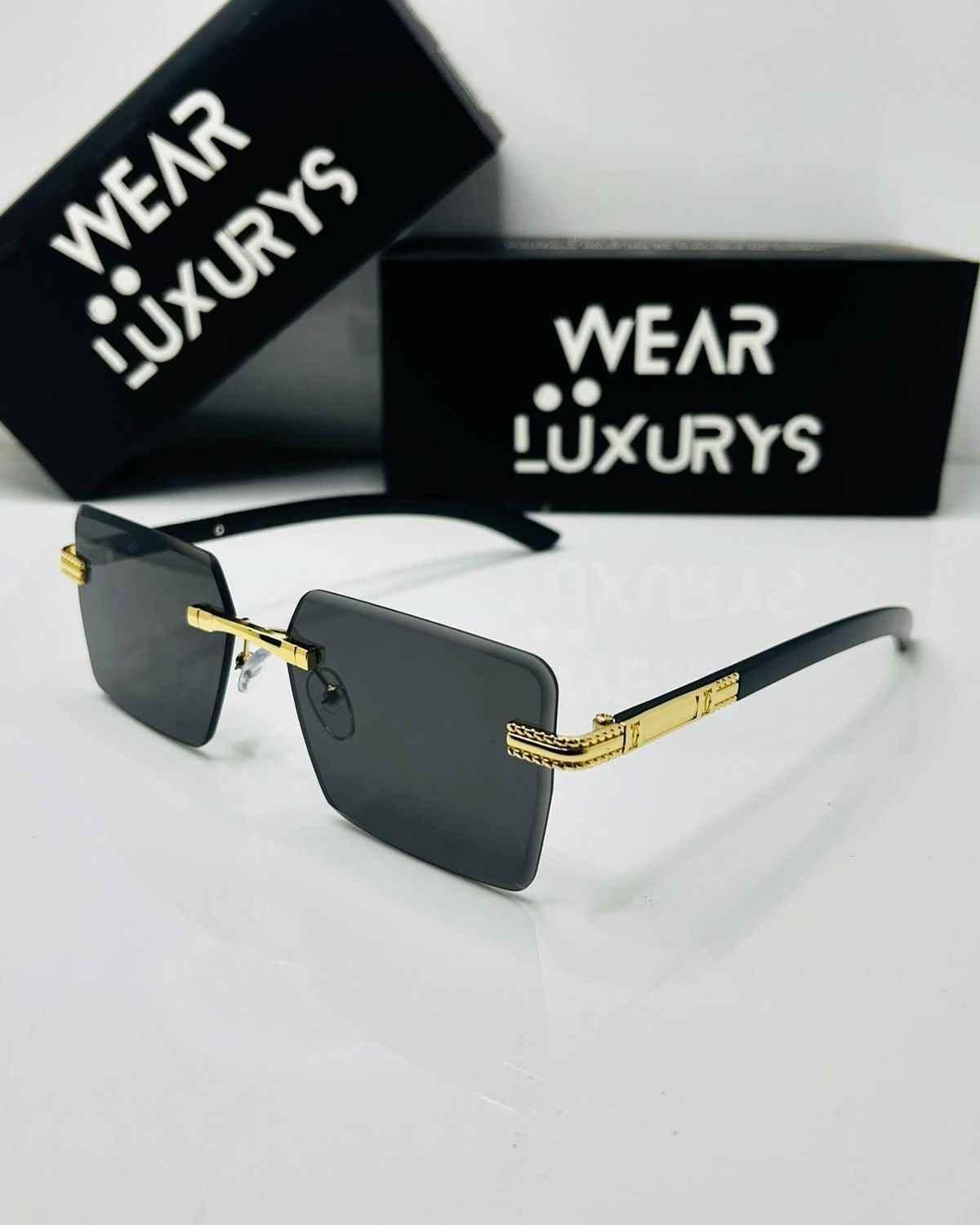 Cartier Rimless Sunglasses by Wearluxurys - Wearluxurys