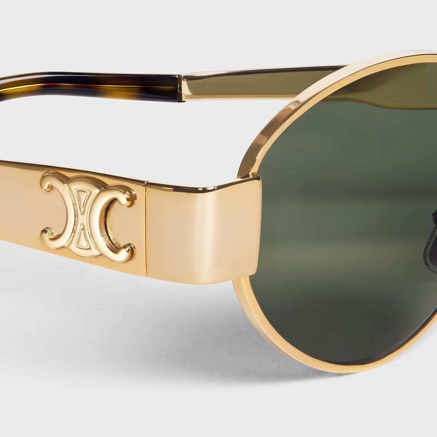 Celine Triomphe Metal 01 sunglasses in Metal | Wearluxurys - Wearluxurys