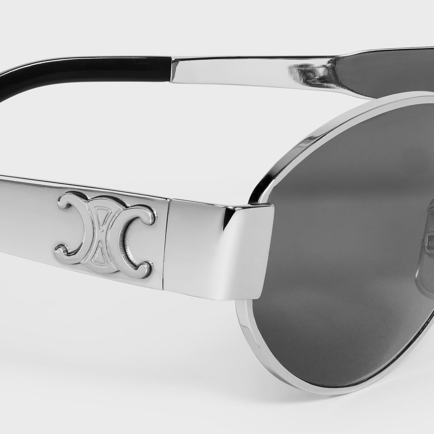 Celine Triomphe Metal 01 sunglasses in Metal | Wearluxurys - Wearluxurys