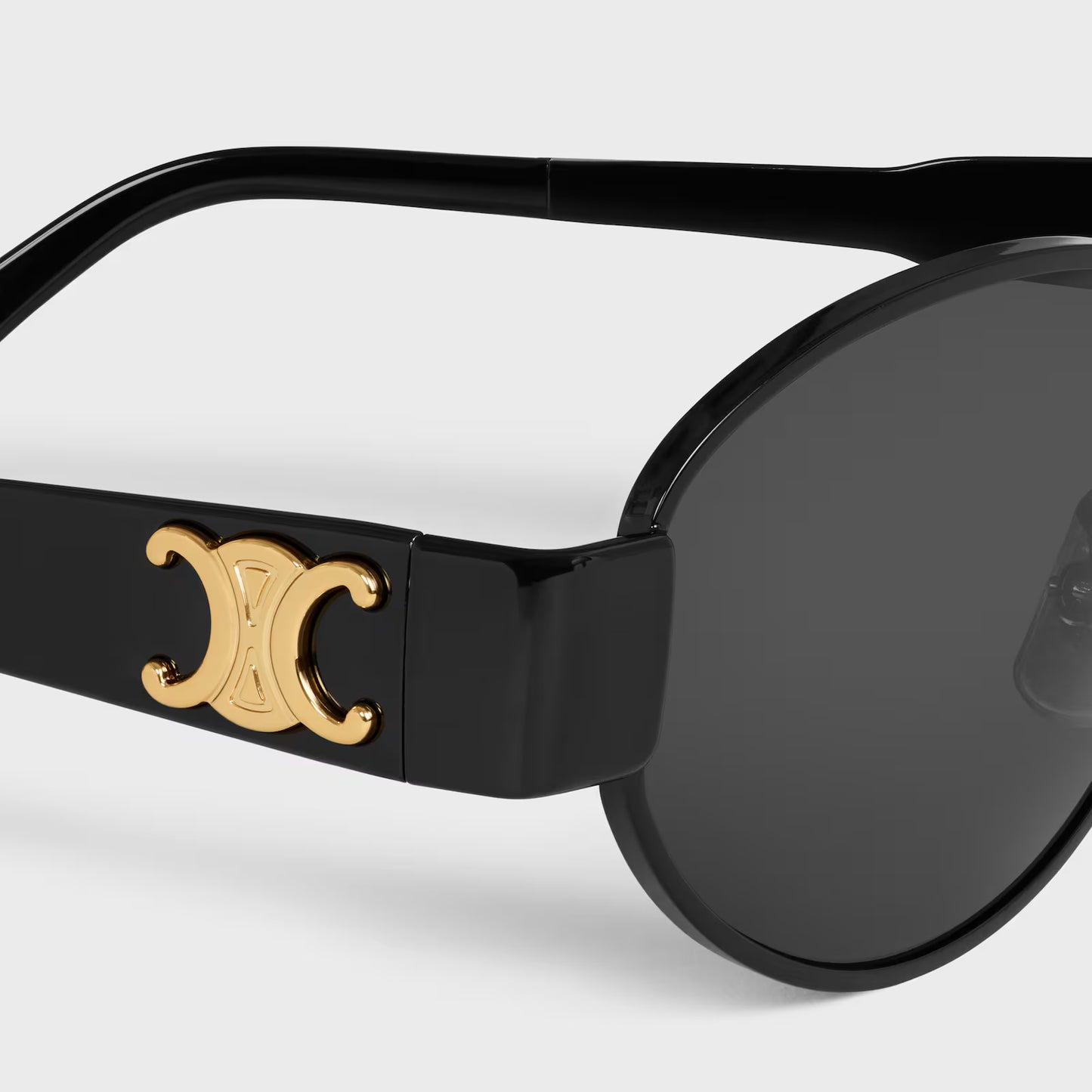 Celine Triomphe Metal 01 sunglasses in Metal | Wearluxurys - Wearluxurys