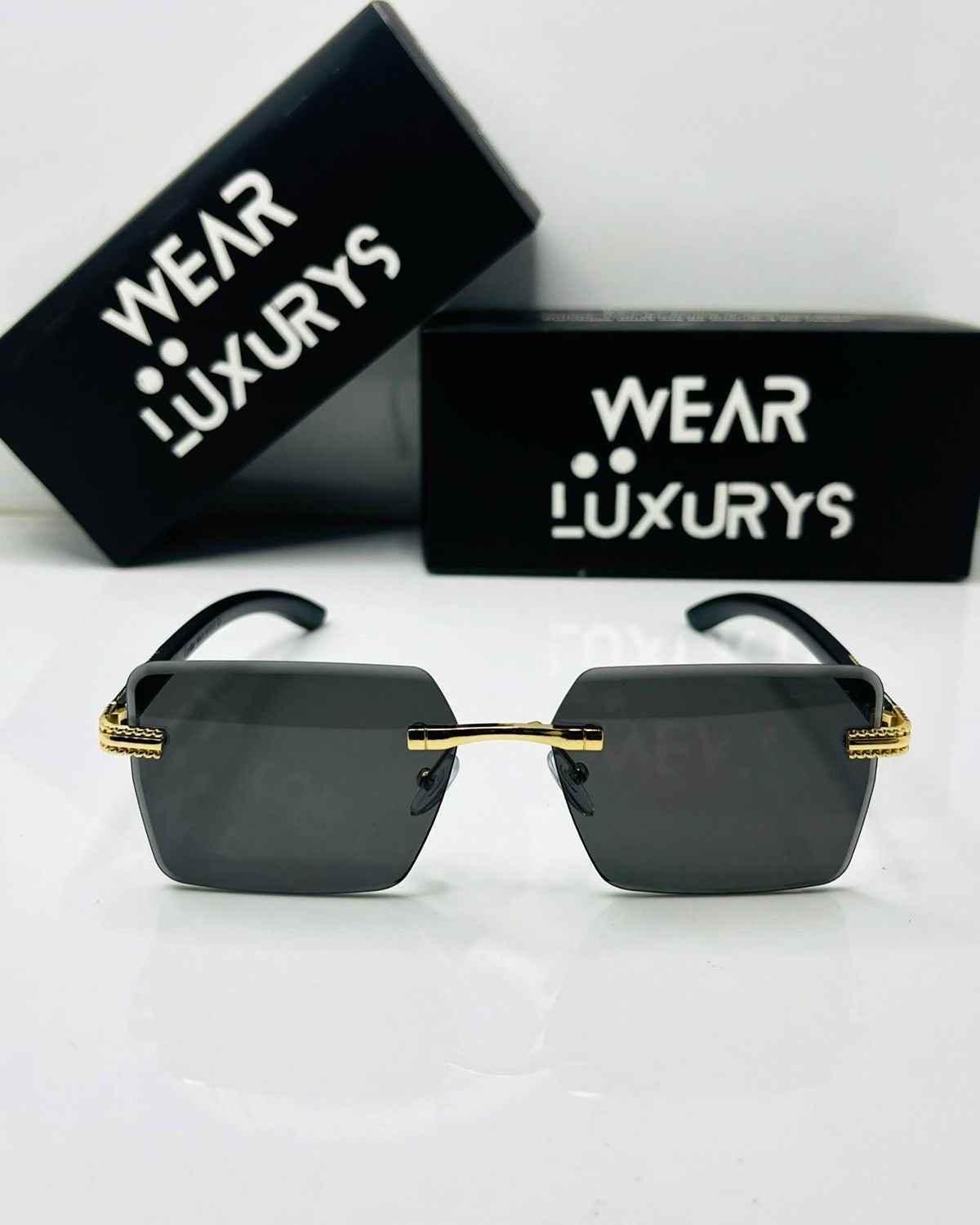 Cartier Rimless Sunglasses by Wearluxurys - Wearluxurys