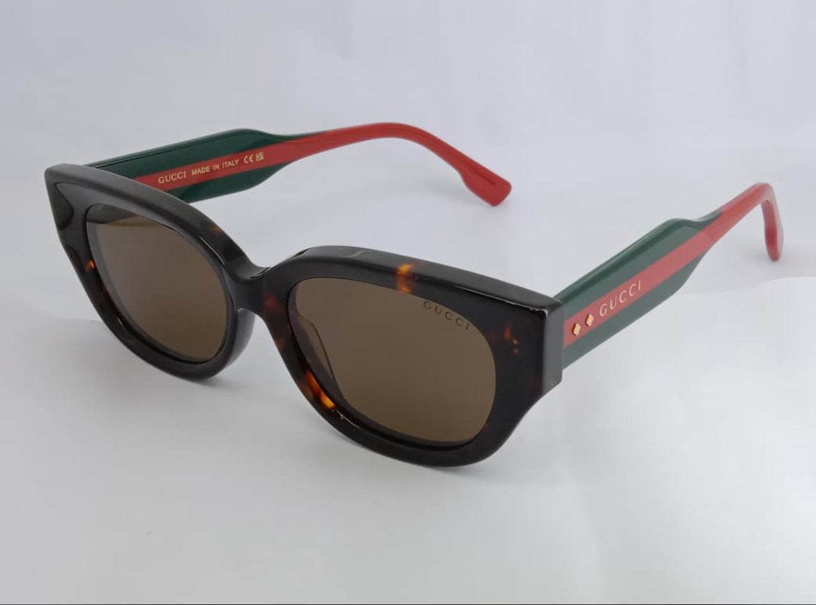 Gucci Acetate Oval Sunglasses | Wearluxurys - Wearluxurys