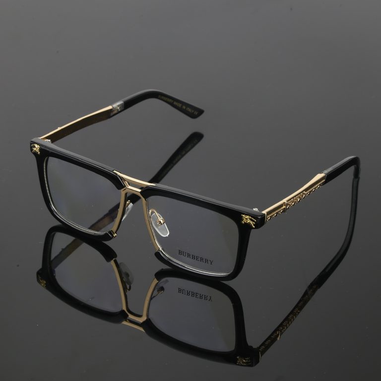 Burberry Black Gold Transparent Designer’s Frame – Luxury Transparent Eyewear | Wearluxurys