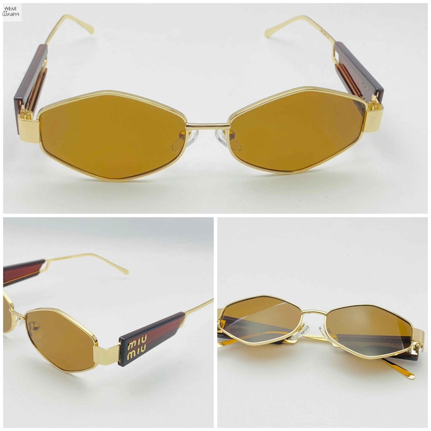 Miu Miu Retro Sunglasses | Wearluxurys - Wearluxurys