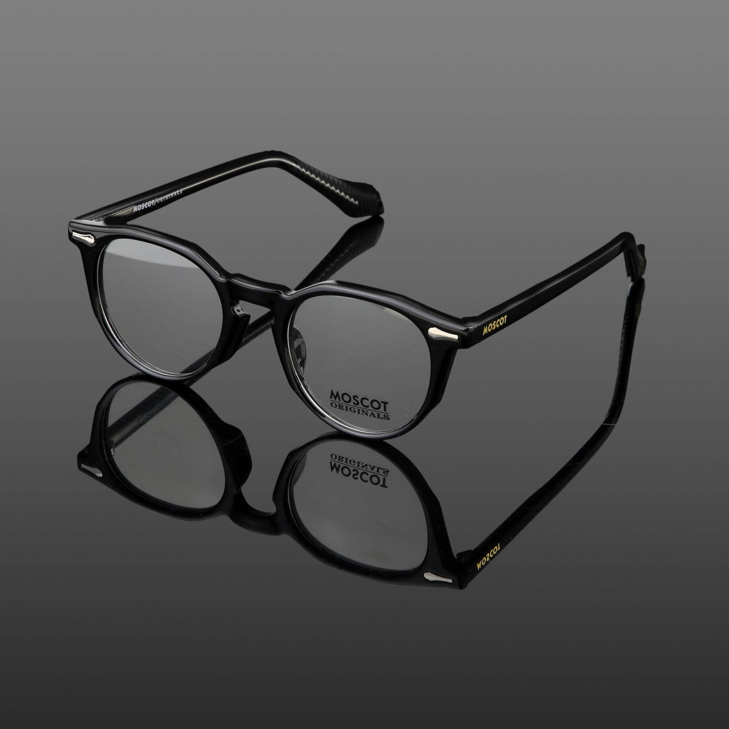 Moscot Full Black Round Frame - Wearluxurys