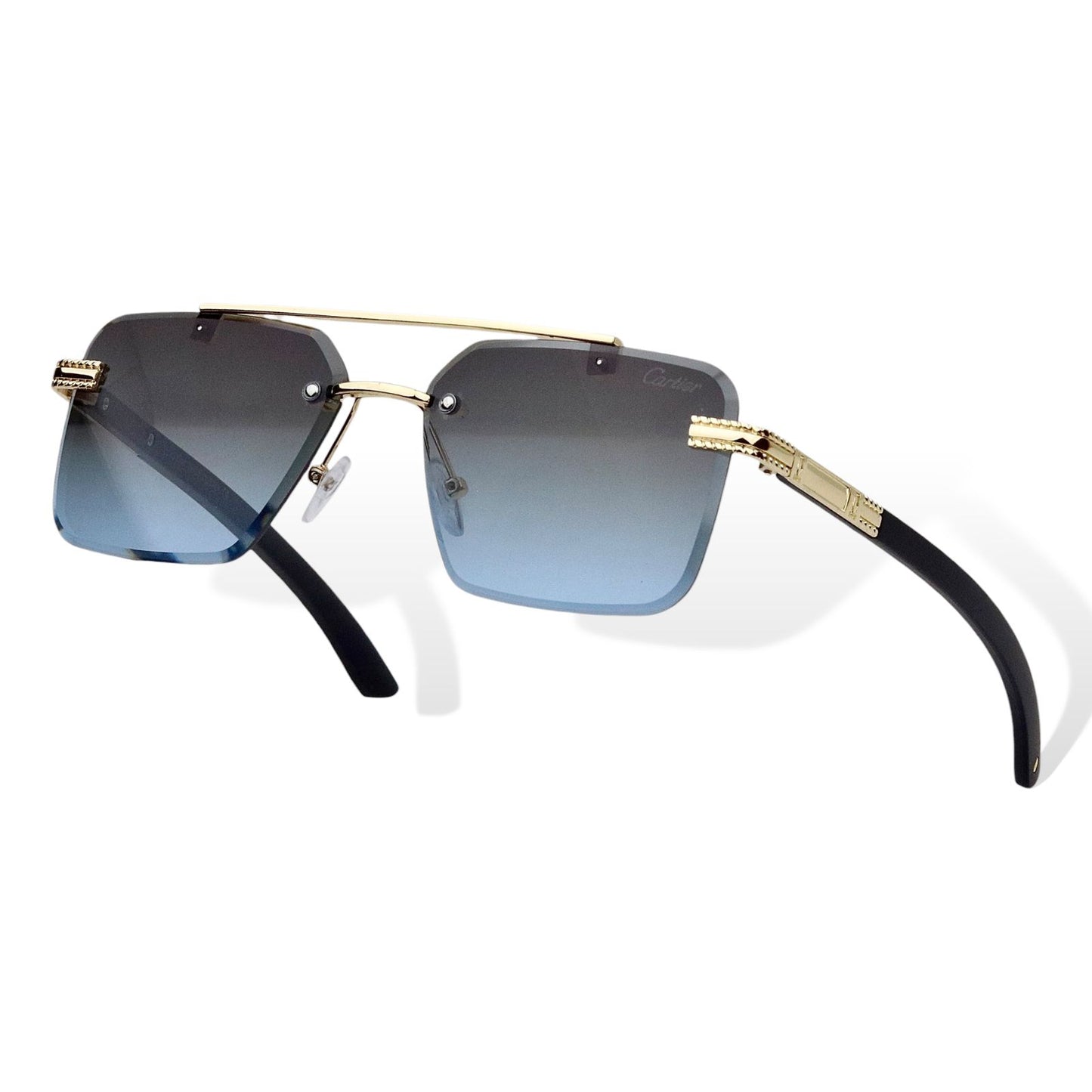 Cartier – Premium Rimless Sunglasses S-433 | Wearluxurys