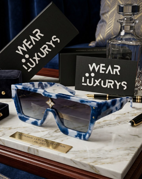 Cyclone Monogram Flower Crystal Sunglasses X Wearluxurys