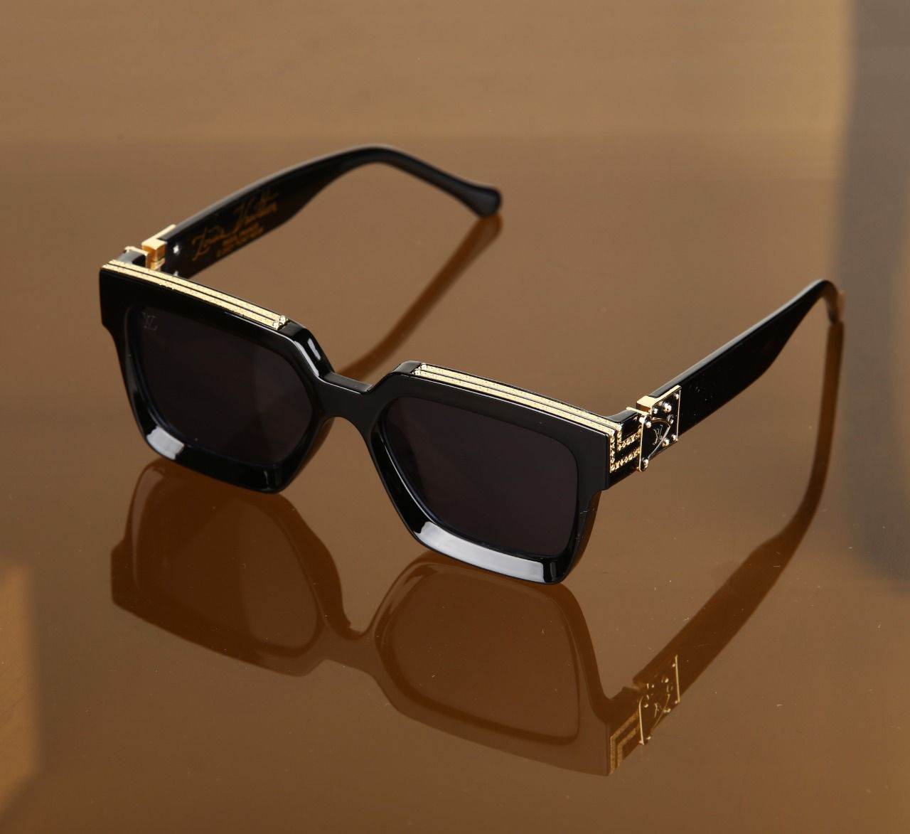 1.1 Millionaires Sunglasses (Black Gold) - Wearluxurys