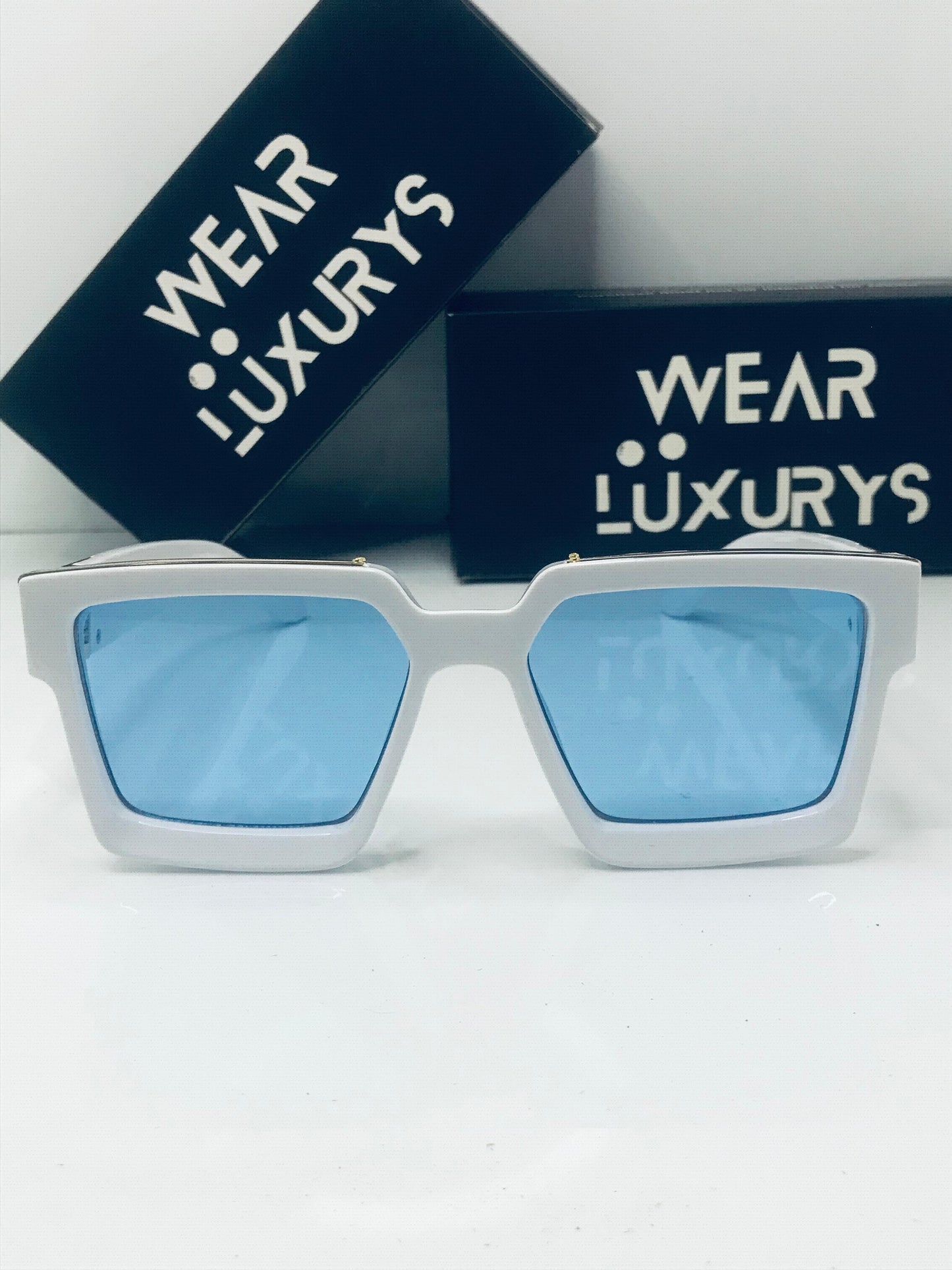1.1 Millionaire Eyeglasses White | wearluxurys - Wearluxurys