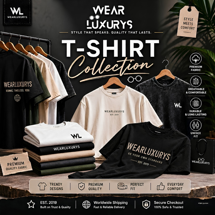 WearLuxurys T-Shirt Collection | Premium Tees for Men & Women