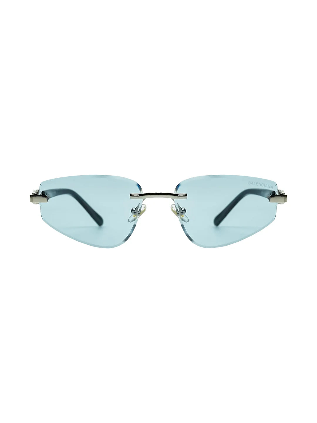 Balenciaga Dynasty Black Gold Rectangle sunglasses