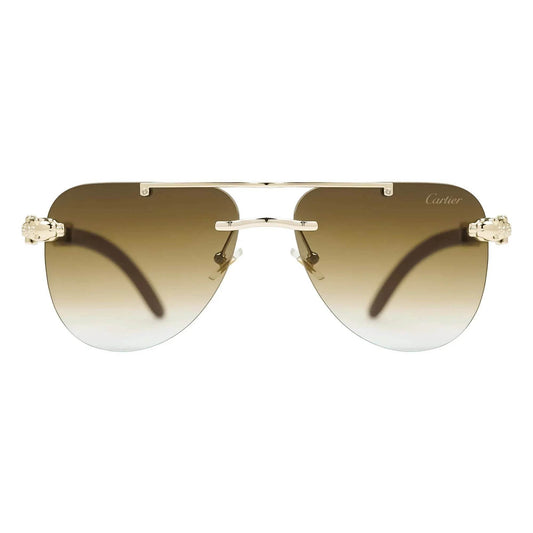 Cartier Double Bridge Sunglasses by Wearluxurys - Wearluxurys