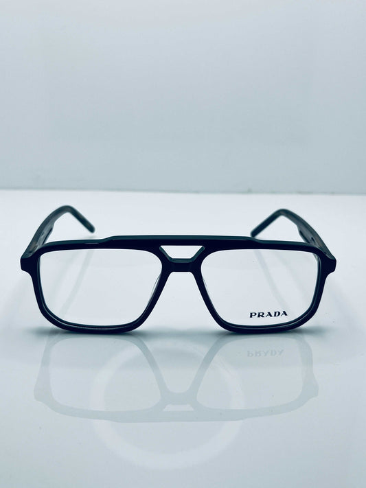 "Prada Double Bridge Glasses – Modern Luxury with Innovative Design"