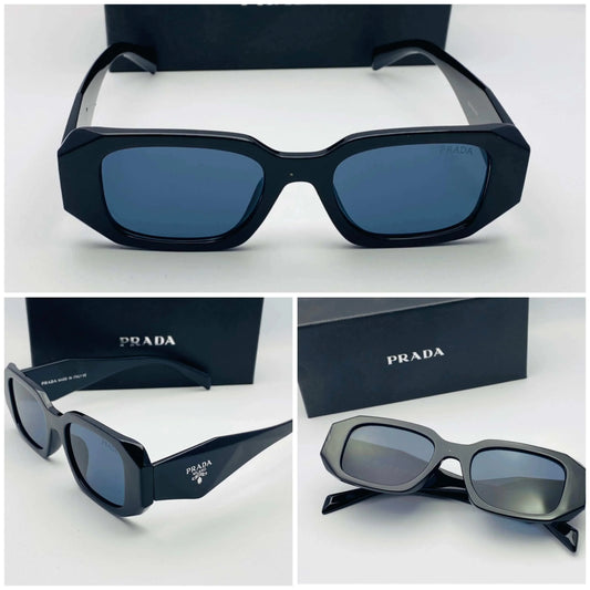 Prada Symbol Black Sunglasses | Wearluxurys - Wearluxurys