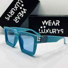Millionaire 1.1 Sunglasses Blue | Wearluxurys - Wearluxurys