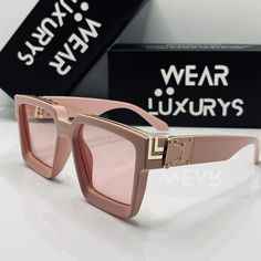 Wearluxurys Millionaire 1.1  Sunglasses (Pink) - Wearluxurys
