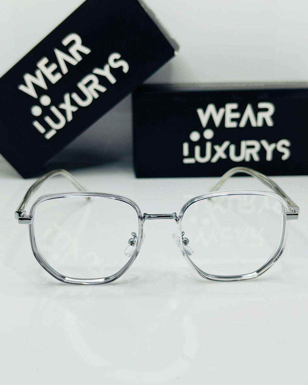 Transparent viby Eyeglasses | Wearluxurys - Wearluxurys