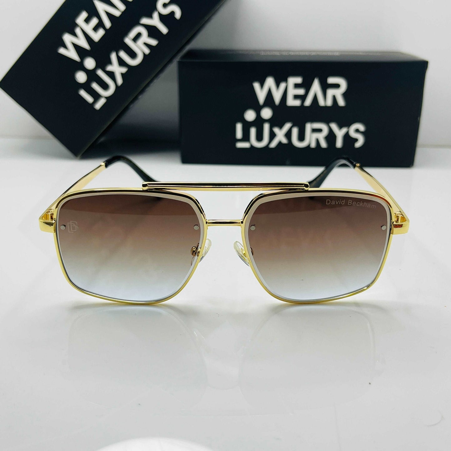 David Bechkam Metal Sunglasses | Wearluxurys