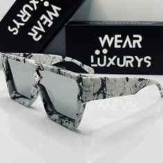 Wearluxurys Cyclone white Porcelain Sunglasses - Wearluxurys