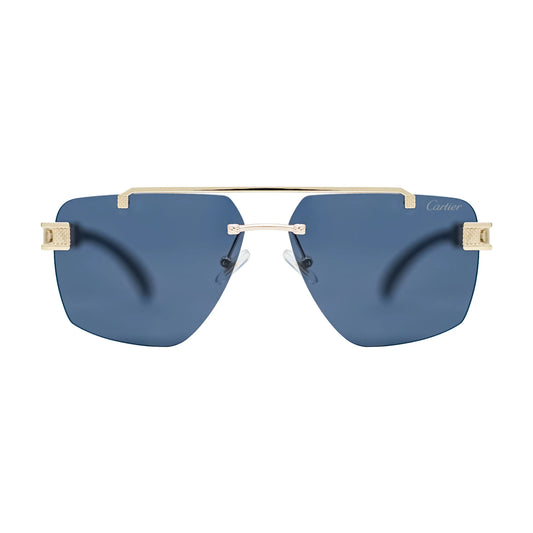 Gafas de sol Cartier de doble puente | Wearluxurys