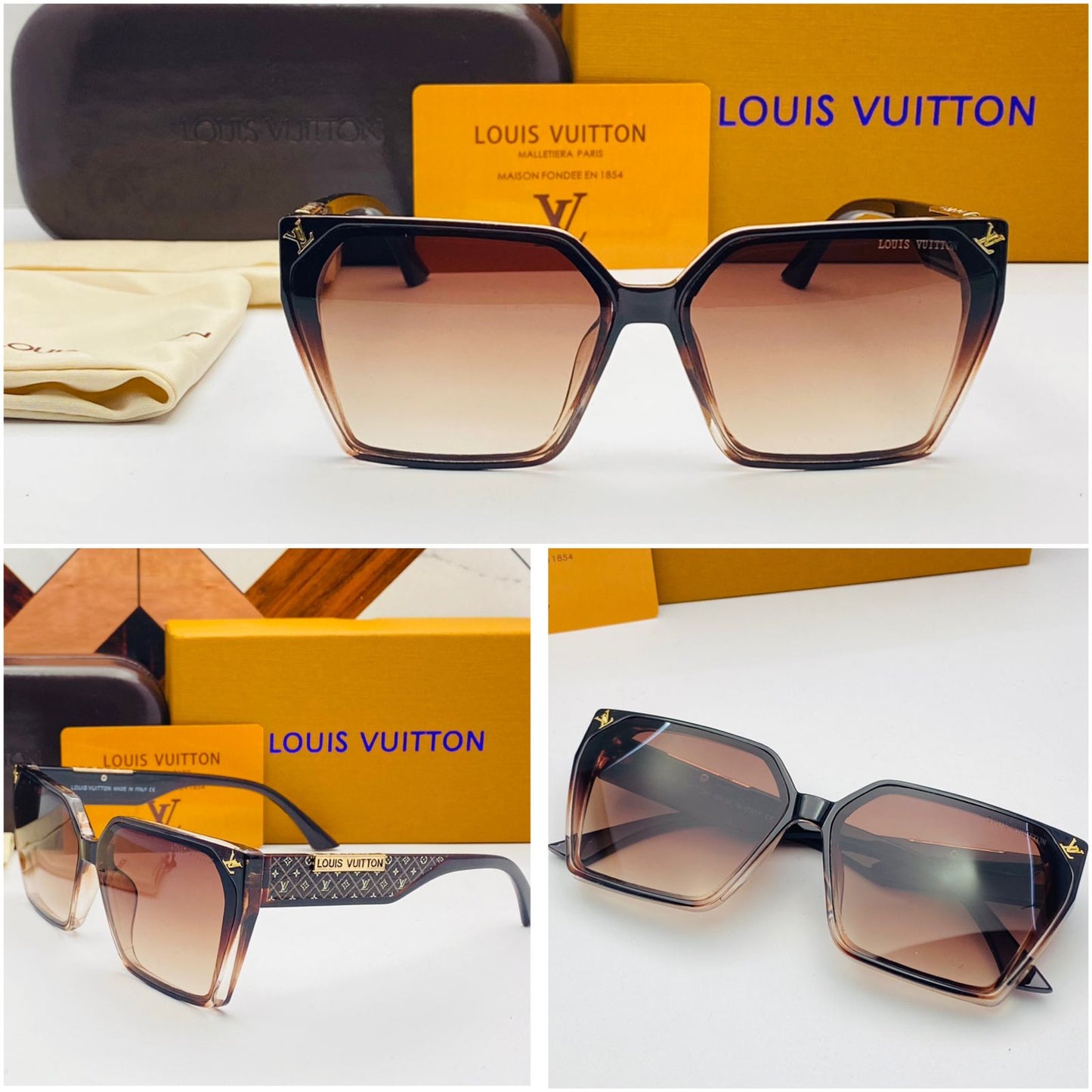 Louis Vuitton Clash monogram sunglasses