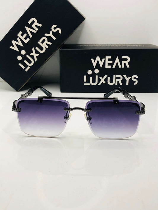 Versace sexy Rimless sunglasses | Wearluxurys - Wearluxurys