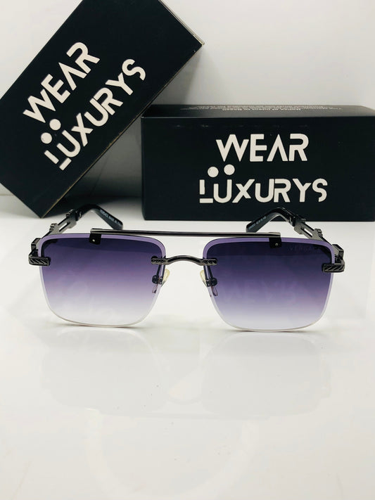 Versace sexy Rimless sunglasses | Wearluxurys - Wearluxurys