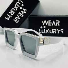 Wearluxurys Millionaire 1.1 Sunglasses | White Mercury - Wearluxurys