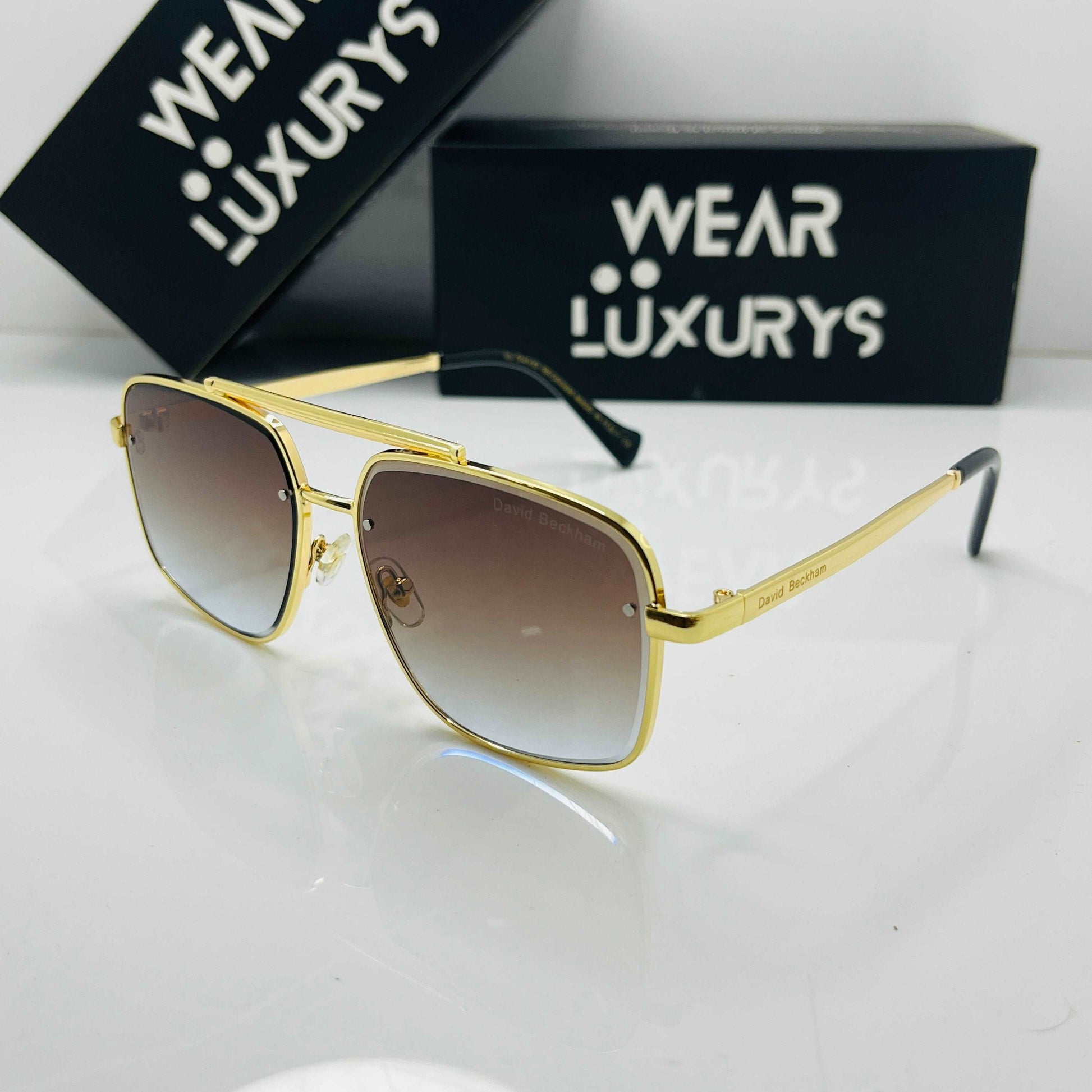 David Bechkam Metal Sunglasses | Wearluxurys