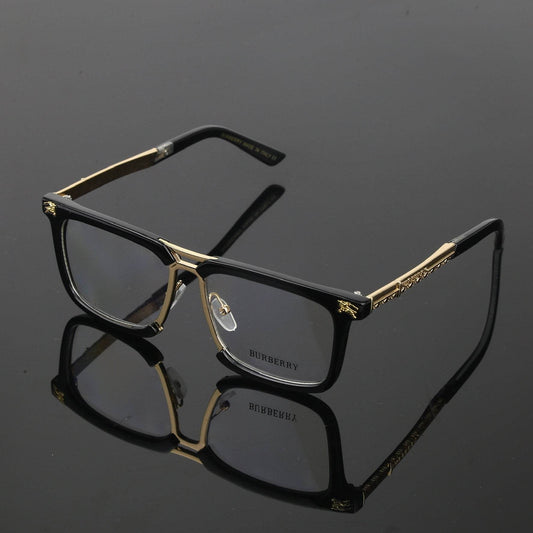 Burberry Black Gold Transparent Designer’s Frame - Wearluxurys