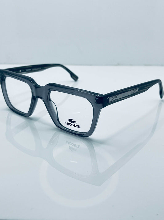 "Lacoste Translucent Eyeglasses - Modern Elegance with a Fresh, Clear Look"