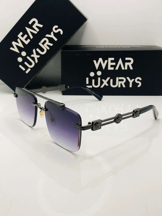 Versace sexy Rimless sunglasses | Wearluxurys - Wearluxurys