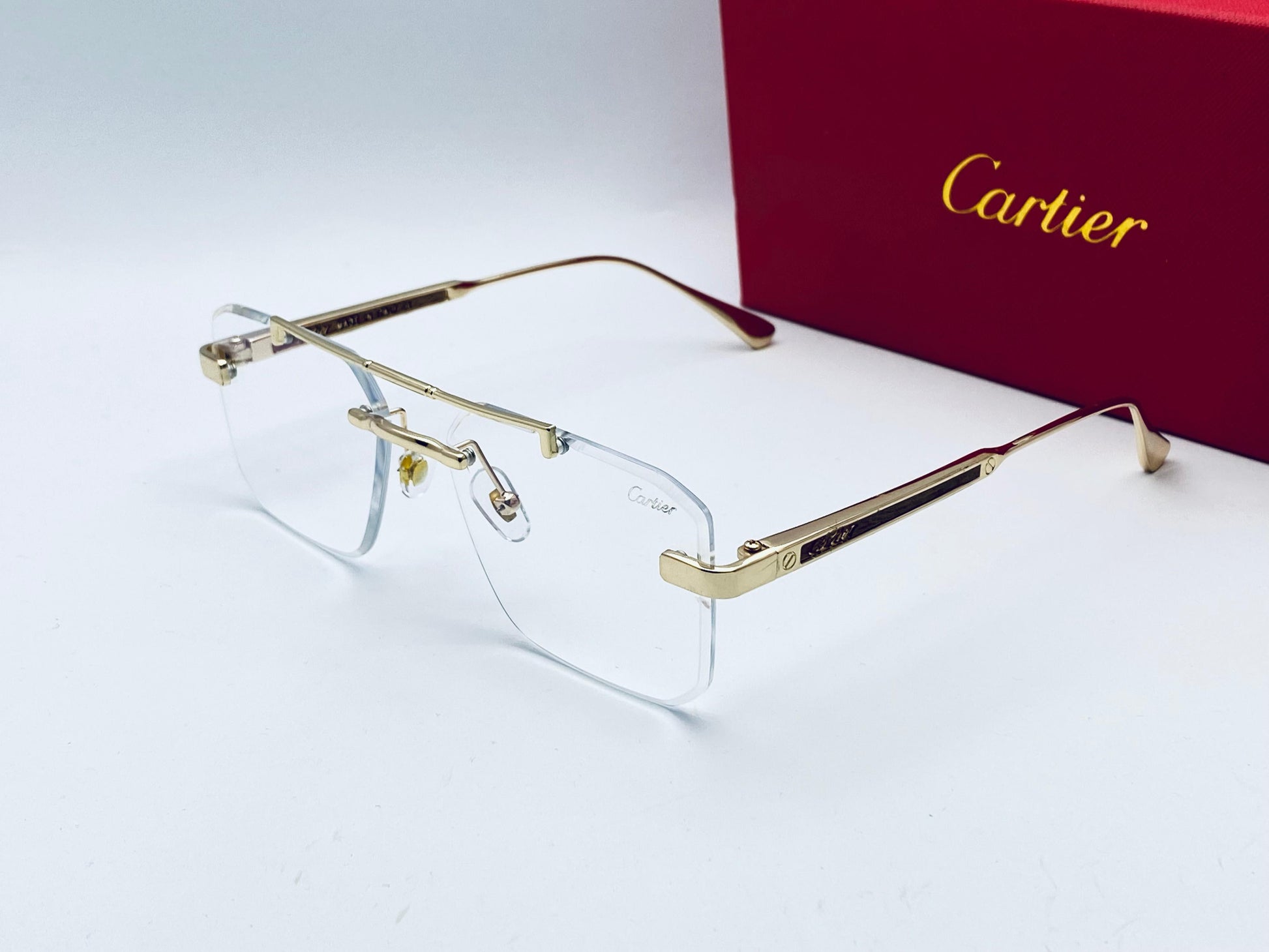 Cartier Whimsical Rimless Eyeglasses | Wearluxurys - Wearluxurys