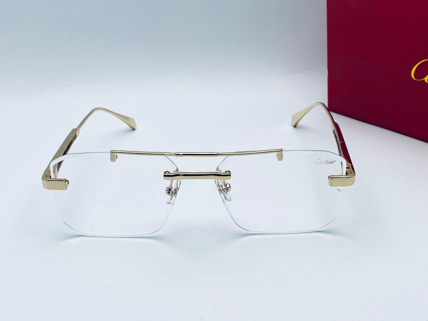 Cartier Whimsical Rimless Eyeglasses | Wearluxurys - Wearluxurys