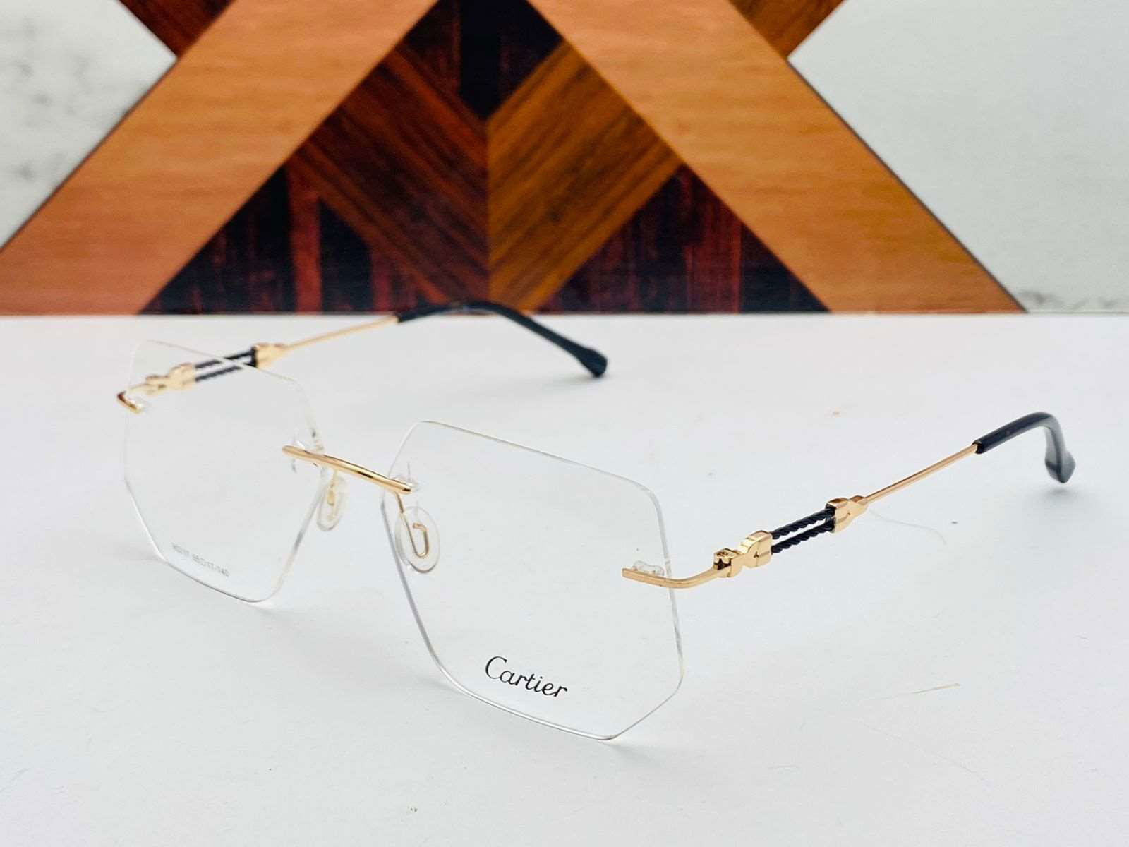 Cartier Sleek Rimless Glasses - Wearluxurys