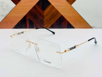 Cartier Sleek Rimless Glasses - Wearluxurys