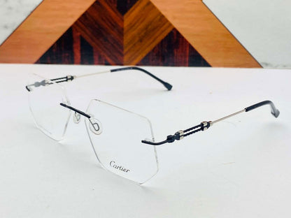 Cartier Sleek Rimless Glasses - Wearluxurys