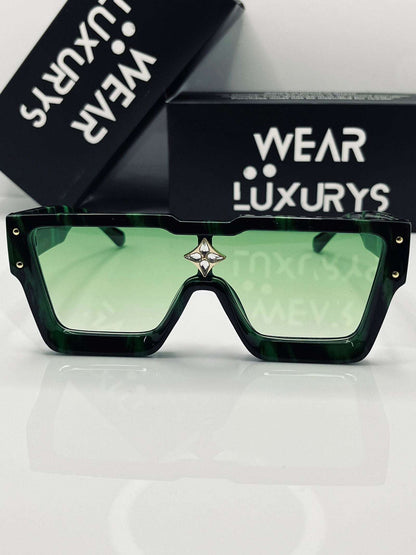 Cyclone Sunglasses ( Green Marble ) - Wearluxurys