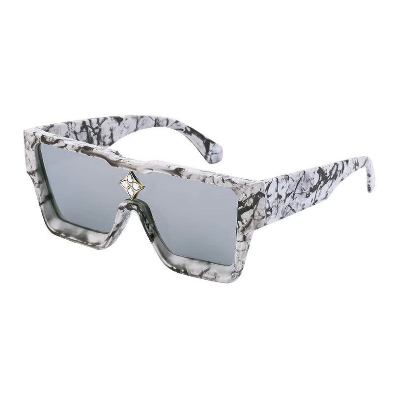 Cyclone Oversized Shield Sunglasses – UV400 Unisex Fashion Eyewear | 6 Colors