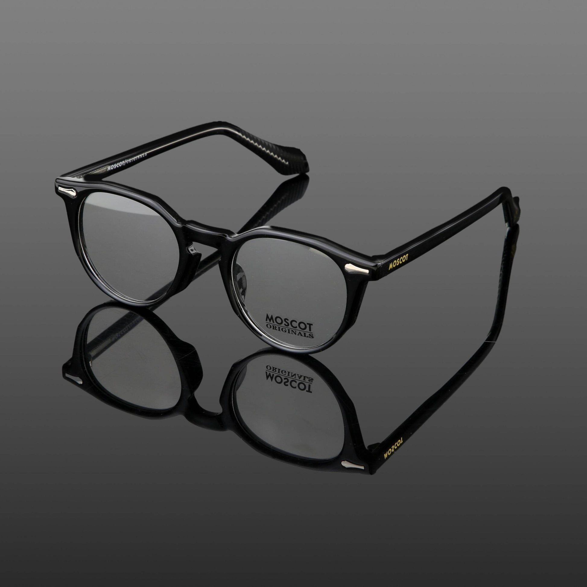 Moscot Full Black Round Frame - Wearluxurys