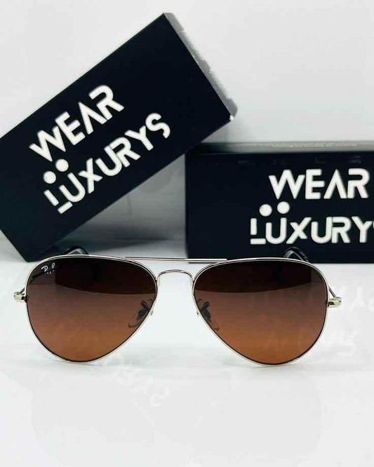 RayBan Aviator Redwine Sunglasses | Wearluxurys - Wearluxurys