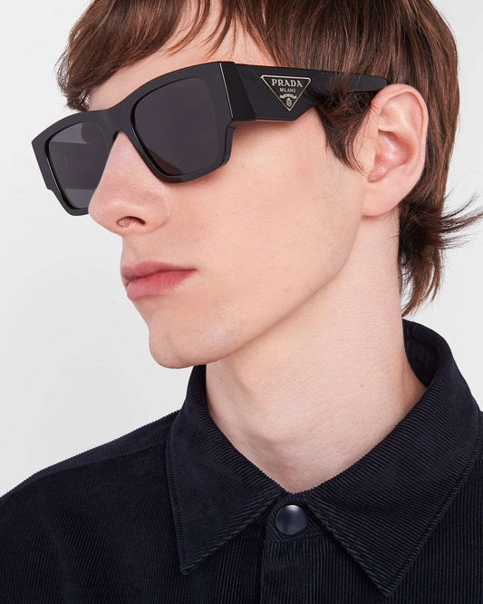 Prada Sunglasses with triangle logo - Wearluxurys WearLuxurys