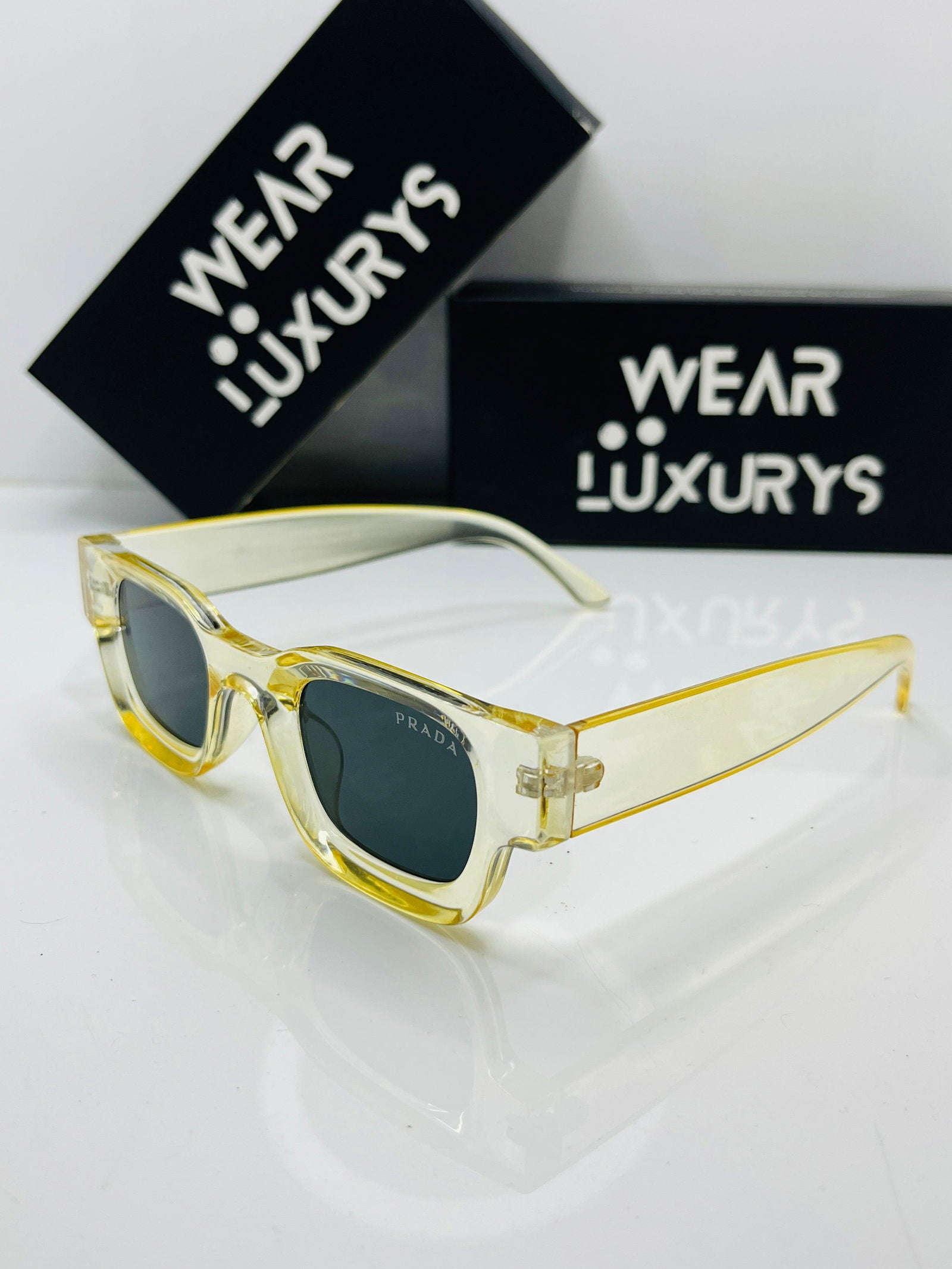 Prada acetate Sunglasses | Wearluxurys - Wearluxurys