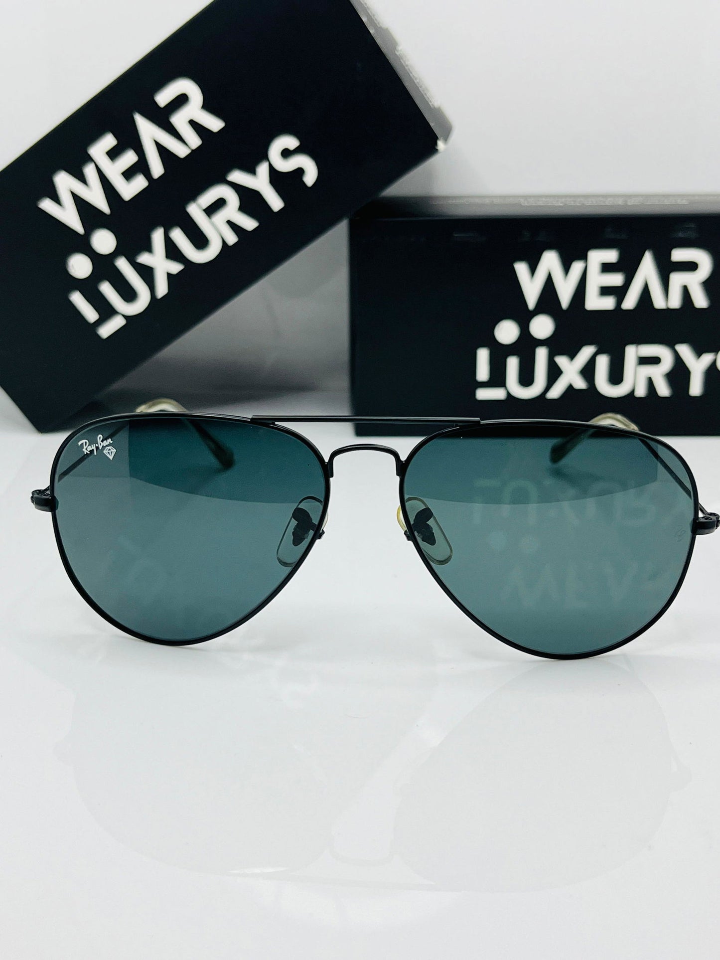 Rayban Aviator Sunglasses | Black - Wearluxurys