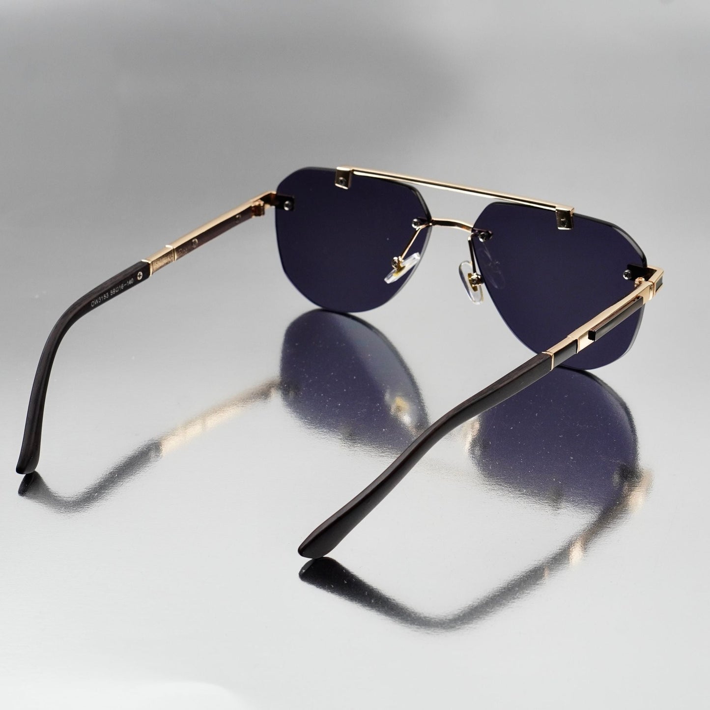 Wearluxurys Aura Rimless Sunglasses - Wearluxurys