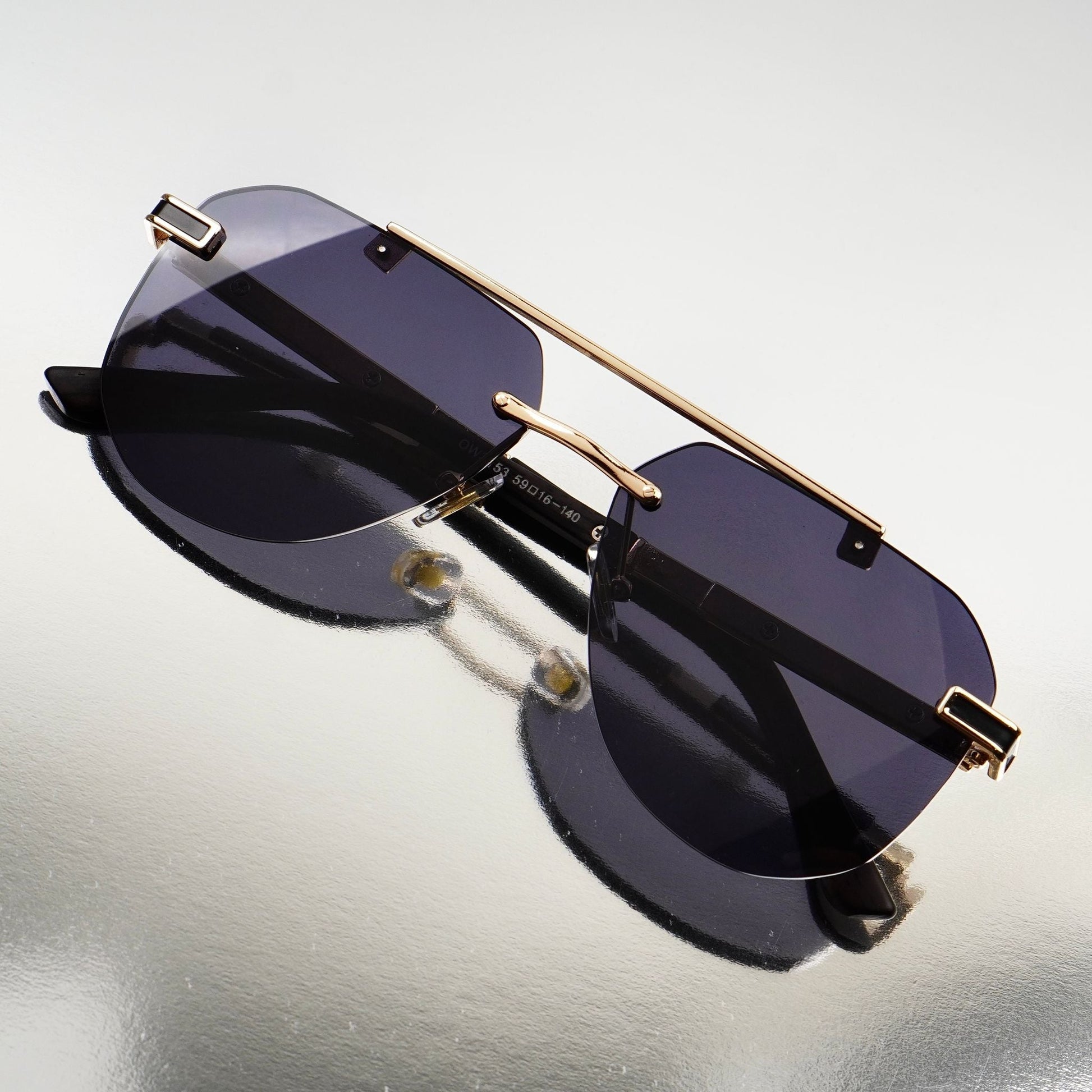 Wearluxurys Aura Rimless Sunglasses - Wearluxurys