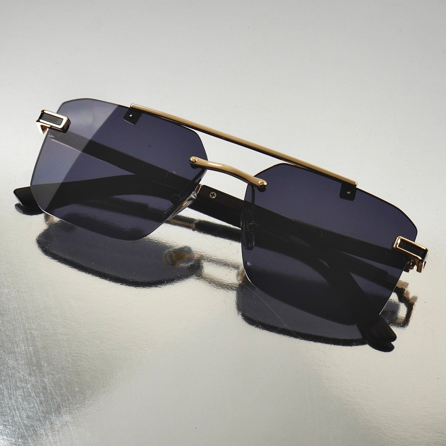 Wearluxurys Enovo Rimless Sunglasses - Wearluxurys