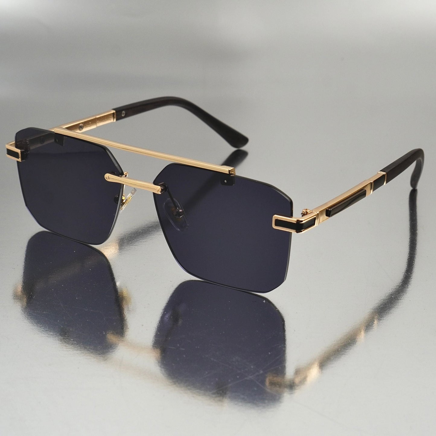 Wearluxurys Enovo Rimless Sunglasses - Wearluxurys