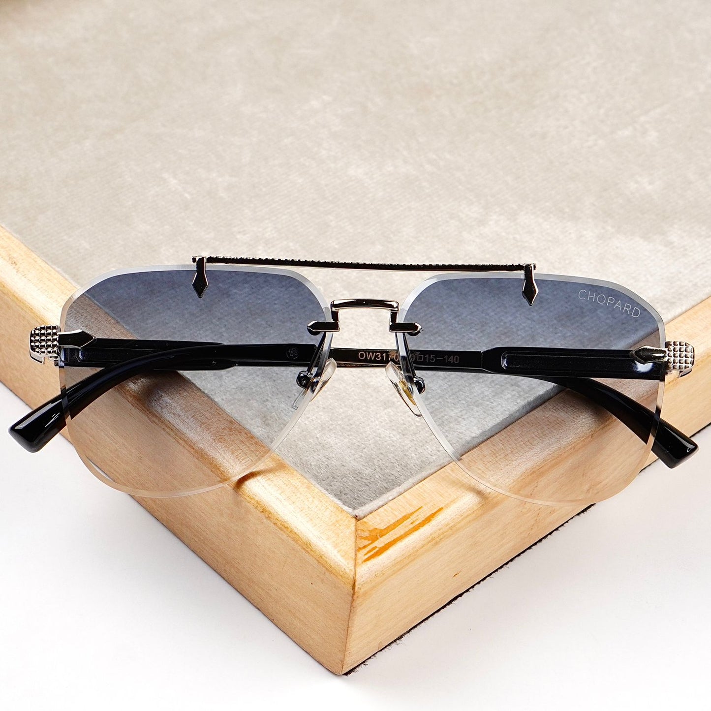 Chopard – Premium Rimless Sunglasses S-1169 | Luxury Unisex Rimless Eyewear by Wearluxurys