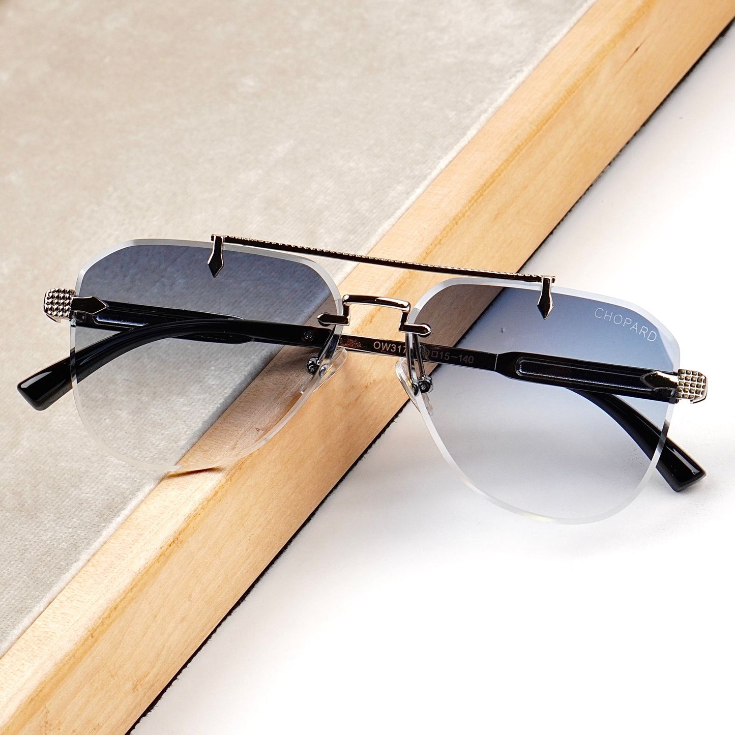 Chopard – Premium Rimless Sunglasses S-1169 | Luxury Unisex Rimless Eyewear by Wearluxurys